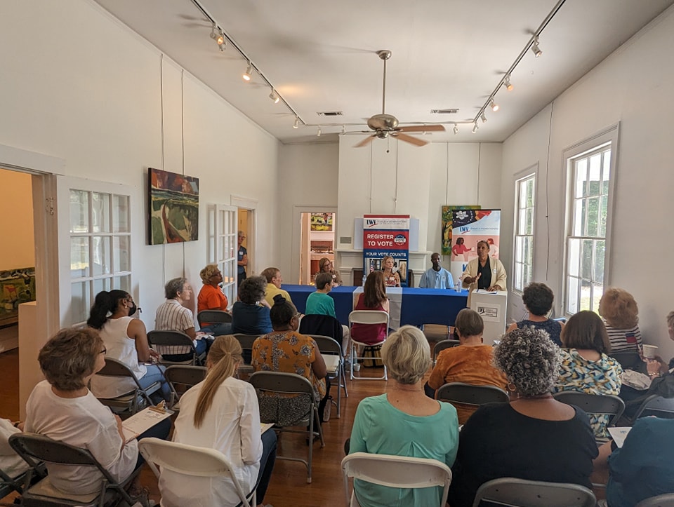 circuit clerks forum at membership meeting League of Women Voters of the Jackson area
