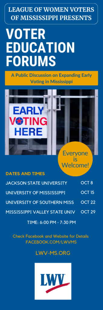 early voting forums